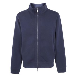 Emporio Armani Zip-throughs - Heren - Vesten met rits - Blauw - XL - Hoodies & sweatvesten