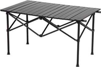 OEM Mesa De Camping - K Ikido - 90x50x54cm - Acero Al Carbono - Carga 60kg - Negro