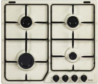 DeLonghi Placa De Gas Empotrada Delonghi Sf 46 Asv Color Arena Con 4 Quemadores