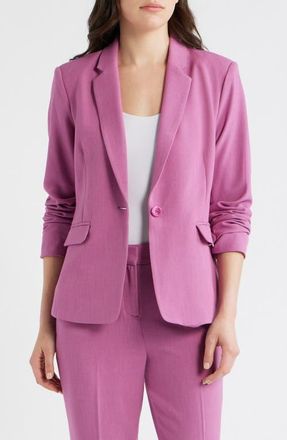 Tahari by ASL One-Button Blazer in Rosette at Nordstrom, Size 14