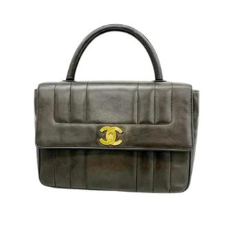 Chanel Pre-owned Handbags, female, Black, Size: ONE SIZE Pre-owned Vintage Handbag