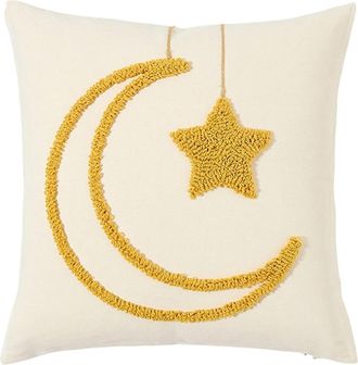 OEM Funda De Coj&iacute;n Decorativa Lunar, Mezcla De C&uacute;rcuma