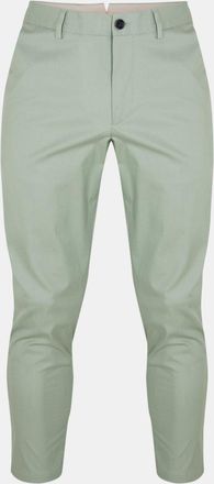 HUGO BOSS Mens Kaiton Slim Solid Patterned Chinos in Pastel Green - Size 40W/32L