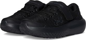 Under Armour Surge 4 Alternate Closure (Little Kid) Girls Shoes Black/Black/Black : 13.5 Little Kid M, Rubber/Synthetic