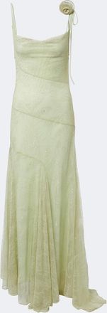 De La Vali Calima lace maxi dress
