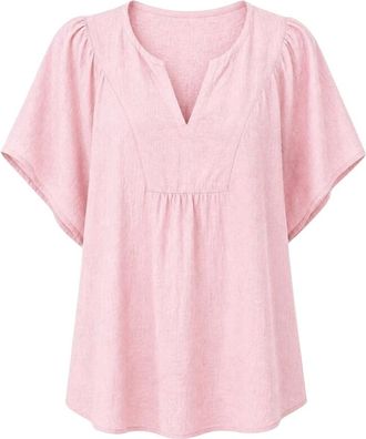 2-Biz Mujer, Blusas y Camisas, Rosa, Talla: L