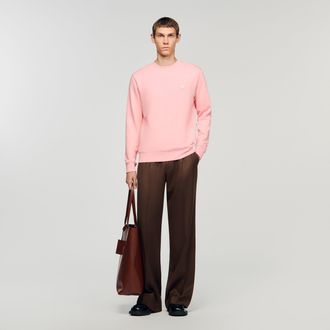 Sandro Heart patch sweatshirt