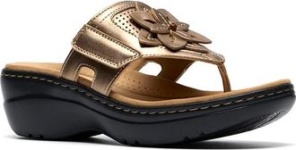 Clarks Merliah 2 Kyla Womens Dress Sandals Gold Metallic Synthetic : 9.5 B - Medium, Textile