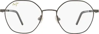 Maui Jim MJO2128 Hexagonal Metal Eyeglasses - Gray