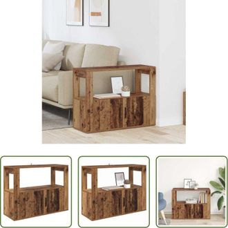 vidaXL Credenza moderna - Credenza Legno vecchio 80 x 30 x 60 cm Legno multistrato