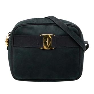 Ferragamo Pre-owned Cross Body Bags, female, Blue, Size: ONE SIZE Pre-owned Vara Shoulder bag