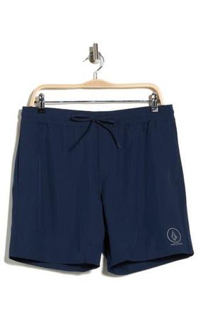 Volcom Manic Swim Trunks in Navy Paint at Nordstrom Rack, Size X-Large