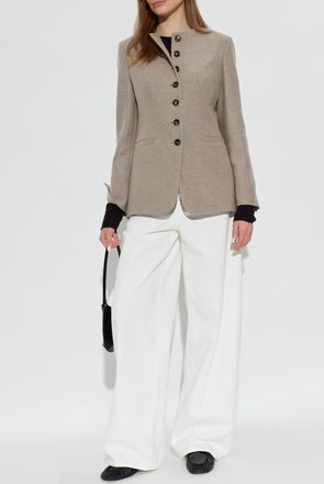 Max Mara Cashmere Blazer Falla, Womens, Grey