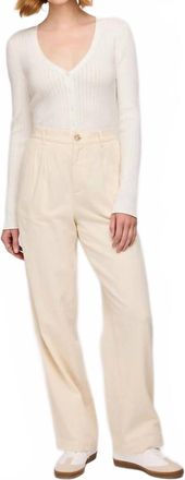 Gentle Fawn Mia Long Sleeve Top In White