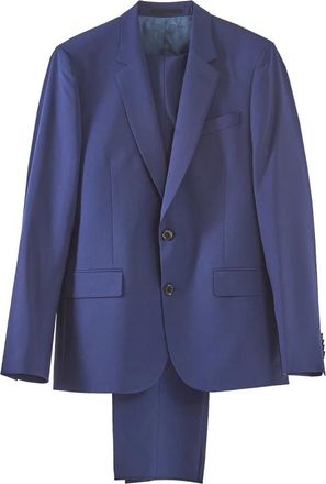 Paul Smith Blauw wollen en mohair 2-knoops pak - Heren - Business pakken - Blauw - 2XL - Wol - Kostuums