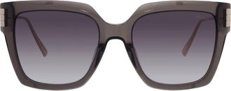 Chopard Grey Gradient Square Ladies Sunglasses SCH353M 0840 54