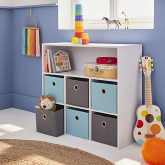 Sweeek Sweeek - Armadio Contenitore Per Cameretta Dei Bambini Con 6 Cestini