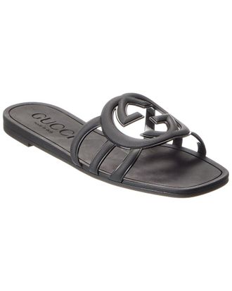 Gucci Interlocking G Rubber Sandal