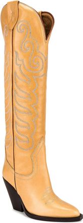 Isabel Marant Pre-Loved Womens Larli Boot In Natural