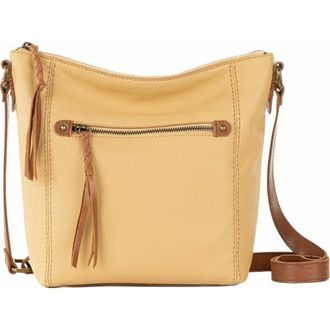 The Sak Ashland Leather Crossbody Bag in Buttercup at Nordstrom