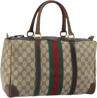 Gucci Pre-owned Handbags, female, Beige, Size: ONE SIZE Pre-owned Plastic Handbag