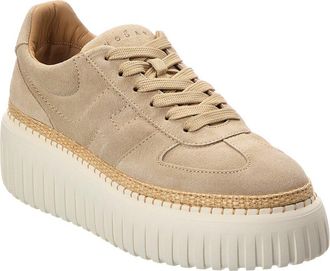Hogan H-Stripes Suede Sneaker