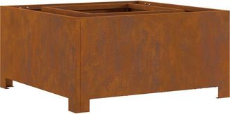 vidaXL Hoguera Marrón 60 x 60 x 30 cm Acero oxidado Vidaxl