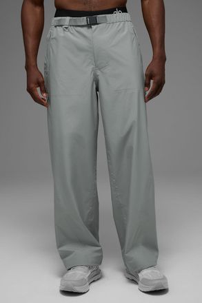 Alo | Alpha Shell Pants in Lunar Grey, Size: Medium