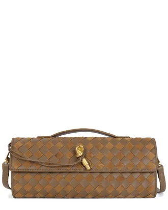 Tiffany & Fred Hand-Woven Leather Clutch