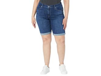 Levi's Shaping Bermuda Womens Shorts Lapis Midnight : 20W 11, Cotton/Denim/Elastane