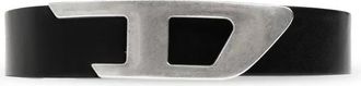 Diesel B-D Logo 2.0 Leren Riem - unisex - Riemen - Zwart - 95 CM - Leer - Accessoires