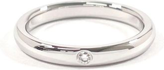 Tiffany & Co. Silver Platinum 950 Band Ring (Pre-Owned)