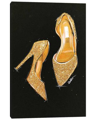 iCanvas Jimmy Choo Glitter By Rongrong Devoe Wall Art