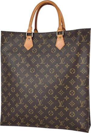 Louis Vuitton Brown Monogram Handbag Tote Bag (Pre-Owned)