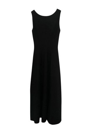 Alaia Black Textured Maxi Dress Size M