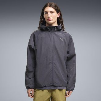 Puma Giacca sportiva Run Culture Collective T7 dal taglio morbido da uomo, Abbigliamento, Grigio, XXL