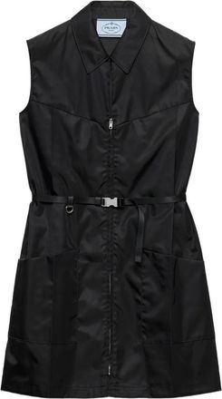 Prada Abito corto con tasche - Nero