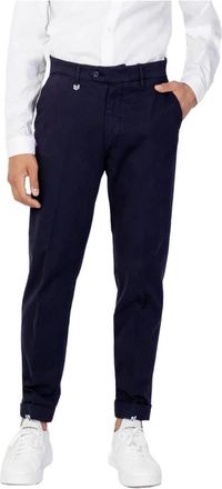 Antony Morato Regular Fit Stretch Chino Broeken - Heren - Chinos - Blauw - W44 - Katoen - Broeken