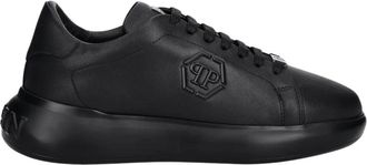 Philipp Plein Schoenen, Dames, Zwart, 36 EU, Leer, Lage Sneakers