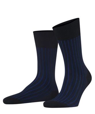 Falke Shadow Striped Dress Socks in Lupine at Nordstrom, Size Medium