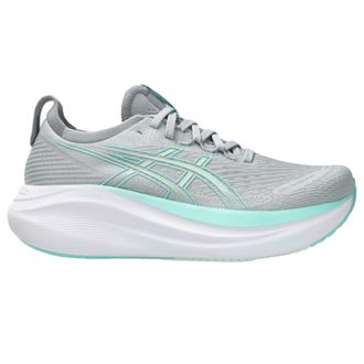 Asics Gel-Nimbus 27 Piedmont Grey / Illuminate Mint 1012B753-020 Womens