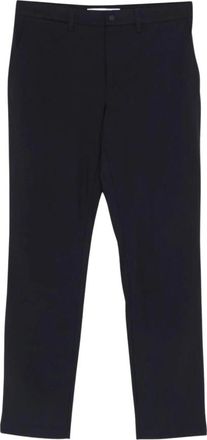 Lacoste Slim Fit Stretch Commuter Broek - Heren - Broeken - Blauw - Maat: XS Leer