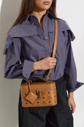 MCM Aren Vanity Vanity Bag, Womens, Brown