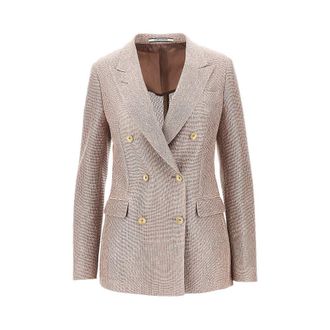 Tagliatore Parigi cotton double-breasted jacket Woman 44