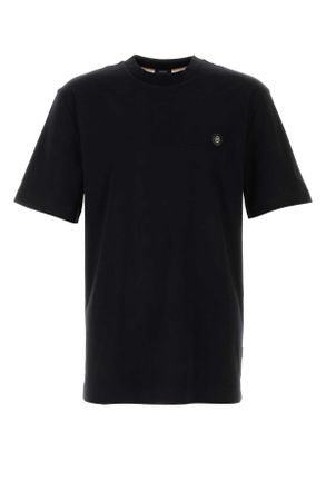 HUGO BOSS Black Cotton T Shirt