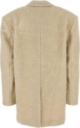 Andamane Womens Teresa Blazer Beige Exterior Acrylic Polyester Blazers