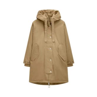 G-Lab Meta Parka - Dames - Parka Jassen - Beige - M - Katoen - Jassen