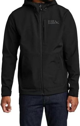 Eddie Bauer Vista Hooded Storm Repel Waterproof Jacket In Black