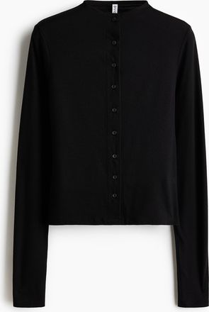 H&M Cardigan aus Jersey - Schwarz