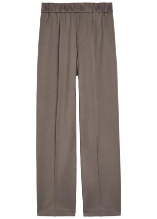 Moncler Logo-appliqu&eacute;d Jersey Sweatpants - Light Brown - XS (UK 8 / XS)